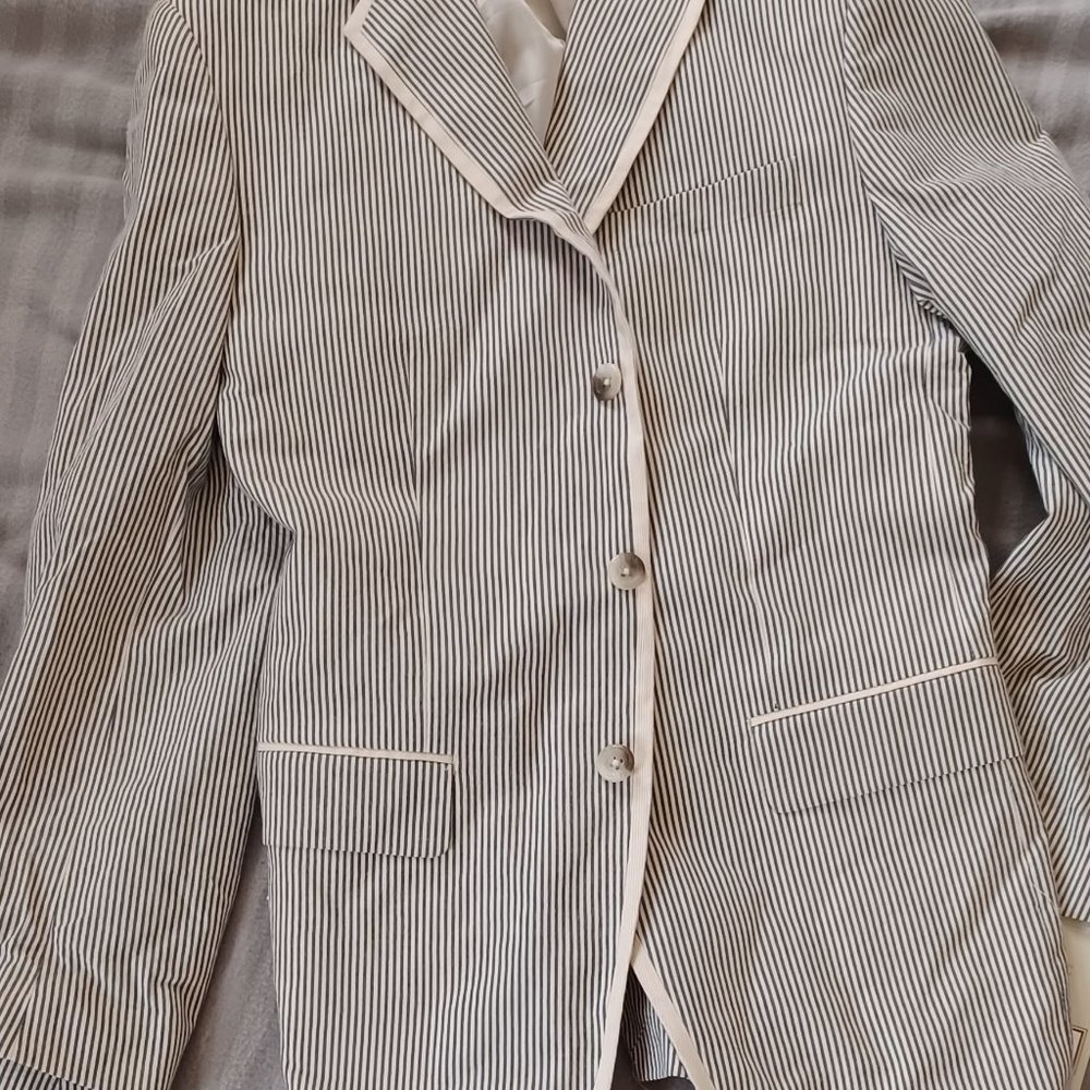 seersucker blazer